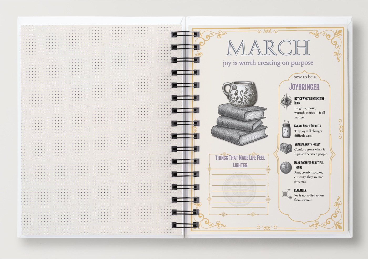 March inspiration spread