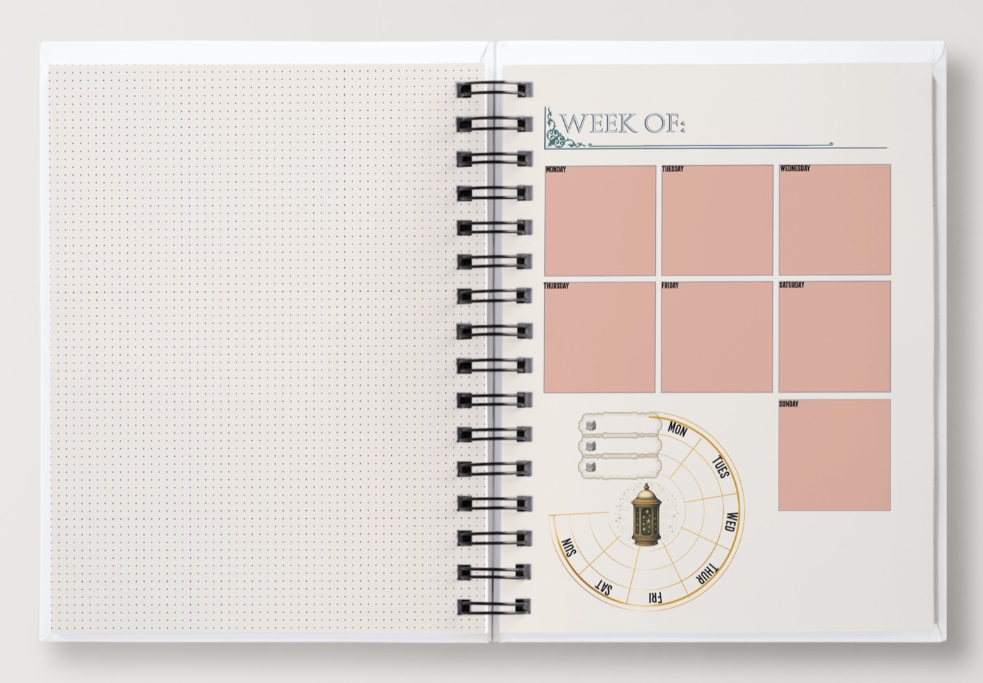 Weekly spread